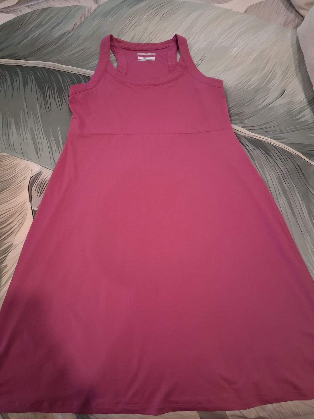 Columbia Magenta Racerback Tennis Dress